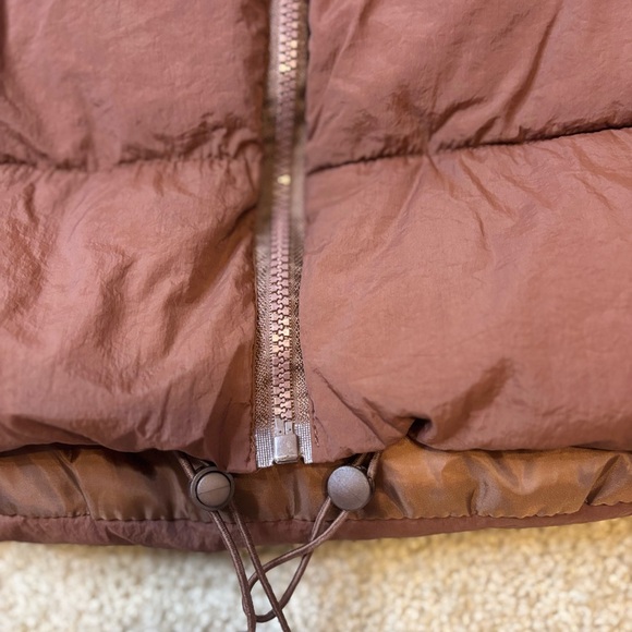 Brown Puffer Vest - Picture 3 of 5